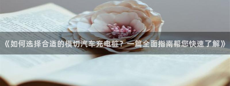 威廉娱乐百分百：《如何选择合适的模切汽车充电桩？一篇全面指南帮您快速了解》